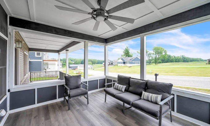South Bend House | NEW! Pet-Friendly Getaway with Golf & Private Patio Retreat