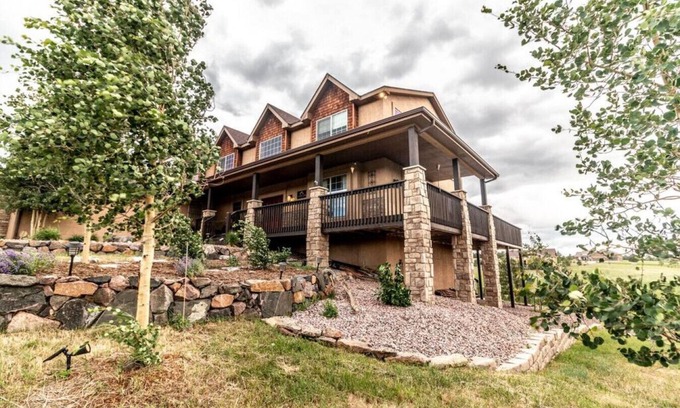 Colorado Springs House | NEW! Pikes Peak View with Pool Table & Movie Room