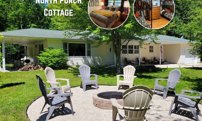 Gills Rock House | New Remodel & Covered Patios! North Porch Cottage