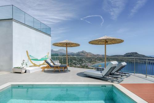 Agios Vasileios Villa | New Seaview Villa Minoiko with Private Pool near the Beach in Plakias