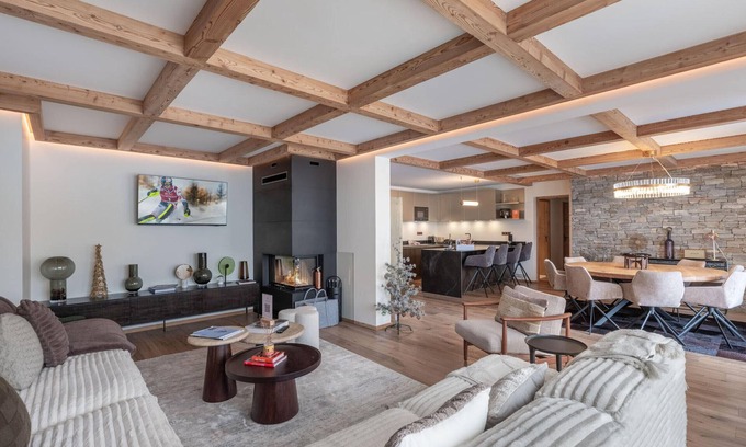 Courchevel Apartment | New Ski-In/Ski-Out Apartment in Courchevel 1850 with Pool, SPA, and Parking