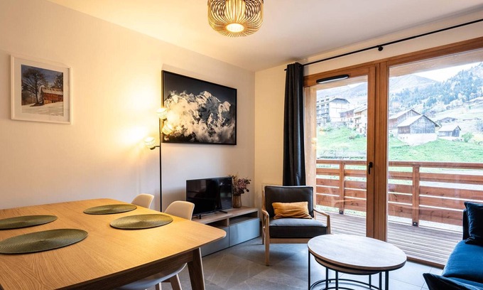 Valmorel Apartment | New T2 Apartment with Balcony in Valmorel