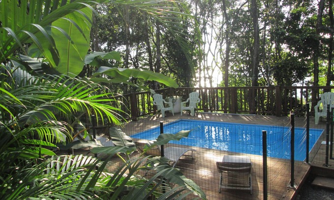 Bouillante Villa | New! Villas 4ch forest, sea view, air conditioning, very quiet pool for 2 to 8 people