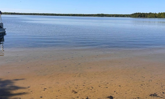 Kalkaska House | Newley renovated waterfront home with private beach area