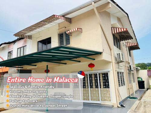 Malacca City House | Newly Refurbished Spacious Home, Family-Friendly, COMFY HILL 2