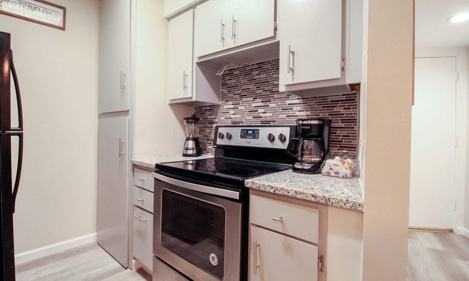 Odessa Apartment | Newly remodeled Cozy Condo w/fire pit, great location- Travel Nurses