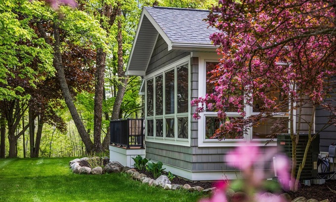 Suttons Bay House | Newly renovated 1950's leelanau trail side cottage