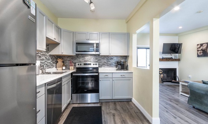Weirs Beach Condo | Newly Renovated Condo, minutes from Weirs Beach, Concert Venue and Ski Mountain!
