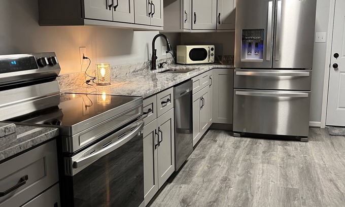 High Point Condo | Newly renovated home away from home downtown High Point.