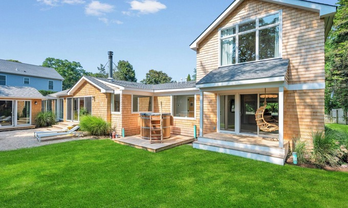 North Sea House | Newly-Renovated Southampton Cottage, Open Floor Plan, Great Room with.