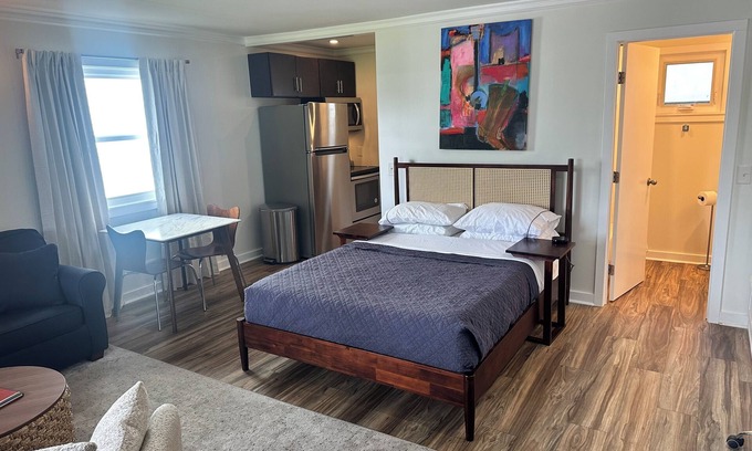 Melrose Apartment | Newly renovated studio! Our 'bnb used to be a 50's motel that was converted to condos