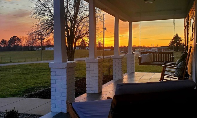 Russell Springs House | Newly renovated 4th generation farmhouse sitting on 13 acres, centrally located
