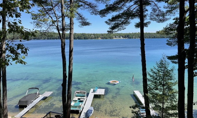 Kalkaska Cottage | Newly Renovated Vacation Home on Crystal Clear Bear Lake.