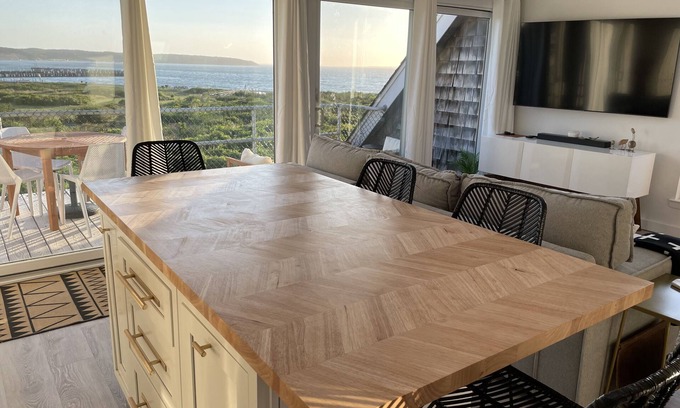 Town of East Hampton Condo | Newly renovated Waterfront condo with amazing views, private beach, pool & more
