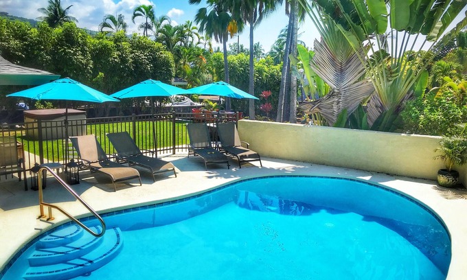 Keauhou House | Next to Sheraton @Golf & Keauhou Bay cross street from beach private Pool/SPA/AC