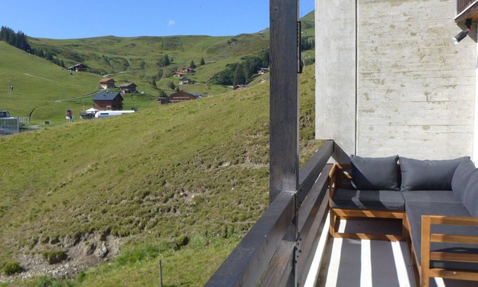 Val d'Illiez Apartment | Nice apartment for 10 people with WIFI, TV, balcony, panoramic view and parking