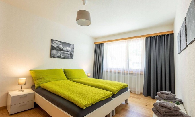 Saas Grund Apartment | Nice apartment for 6 guests with WIFI, TV and balcony
