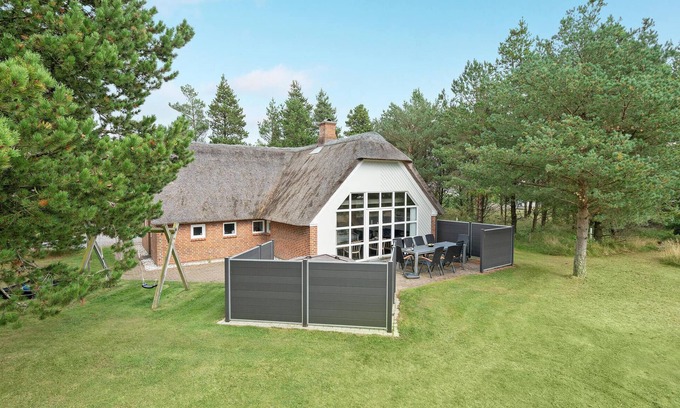Houstrup House | Nice home in Nørre Nebel with sauna