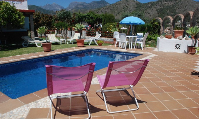 Frigiliana Cottage | Nice Rustic House with gardens and pool on the Costa del Sol.