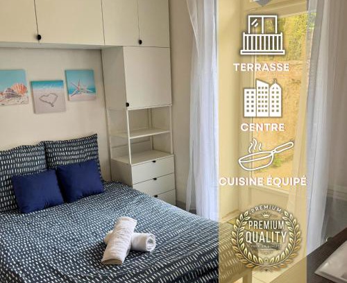 Dax Apartment | Nid Bleu - Central - Wifi - Équipé