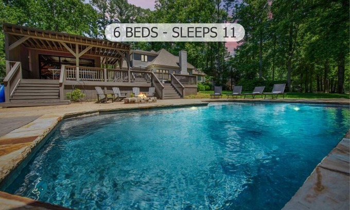 Mooresville House | Nights on Normandy w/Pool, Game Room & Optional Boat Rental Available