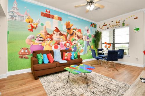 Houston Apartment | Nintendo Super Mario Arcade - 2BR-NRG-Med-Center-Galleria