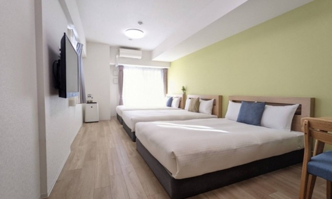 Naniwa Hotel | Nonsmoking Deluxe triple room 20 OFF for a li/Osaka Ōsaka
