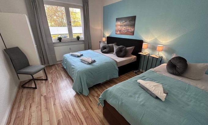 Sudstadt Apartment | NORDLICHT vacation apartment with balcony and infrared sauna - Ferienwohnung Nordlicht