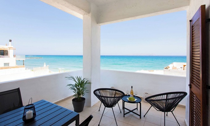 Vathianos Kampos Apartment | Nova Sea View Apartment Seafront