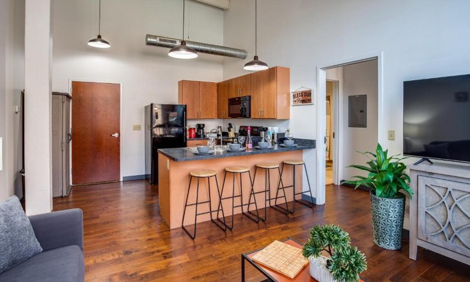 Rochester Apartment | NY Style Centric Loft with King Bed by Park ave