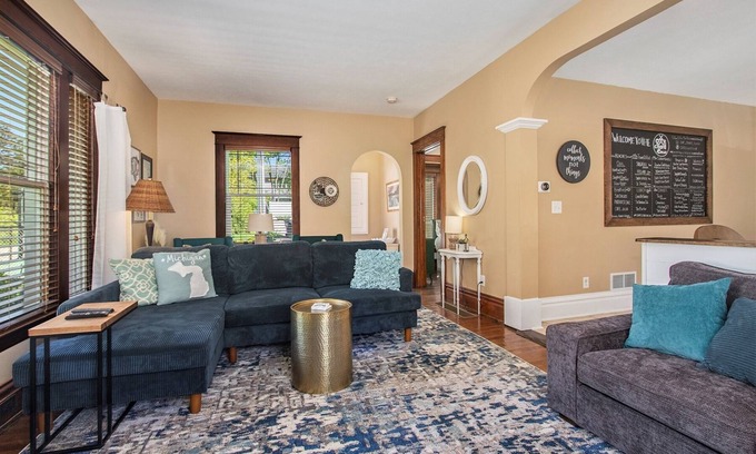 Miami Park House | OAR-Chard House | Family Retreat Near Lake Michigan with Fire Pit & Playset