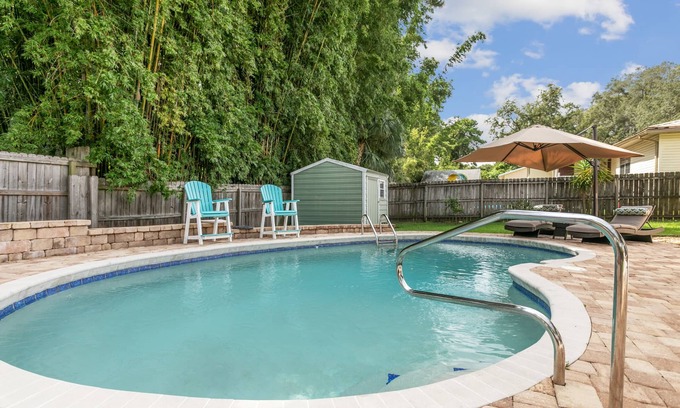St. Augustine House | Oasis Pool House! Close to DT, Beach & Boat ramp. Pet-Friendly!