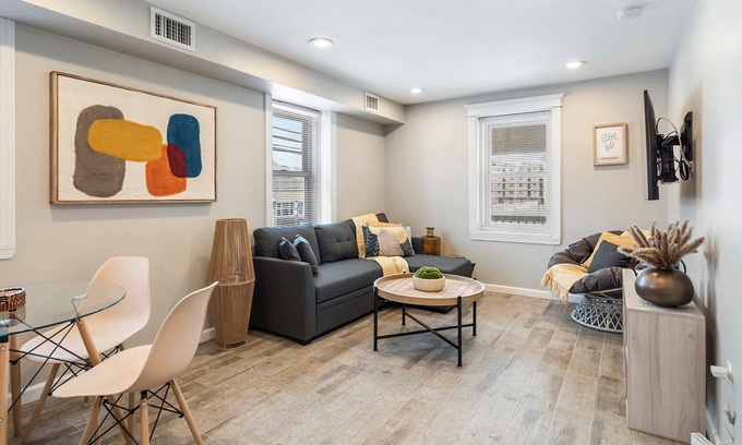 Seaside Heights Condo | Ocean Block Haven: Stylish 1BR Retreat with Beach Badges next to the shore store