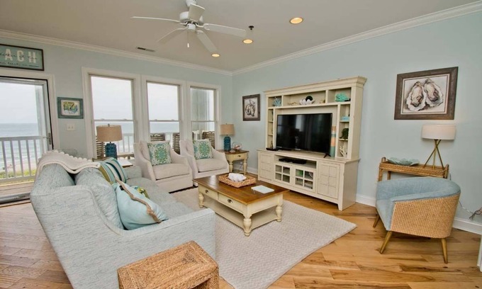 Indian Beach Condo | Ocean Club A203, Oceanfront Condo in Indian Beach, NC!