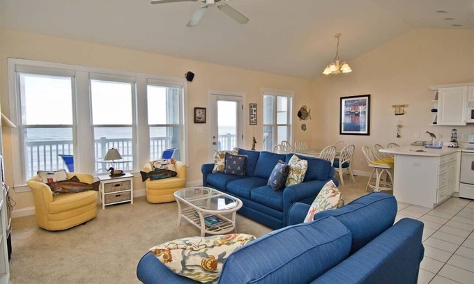Indian Beach Condo | Ocean Club B302, Oceanfront Condo in Indian Beach, NC!