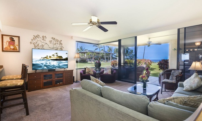 Wailea Condo | Ocean Front, Luxury, Ground Floor, Polo Beach 102