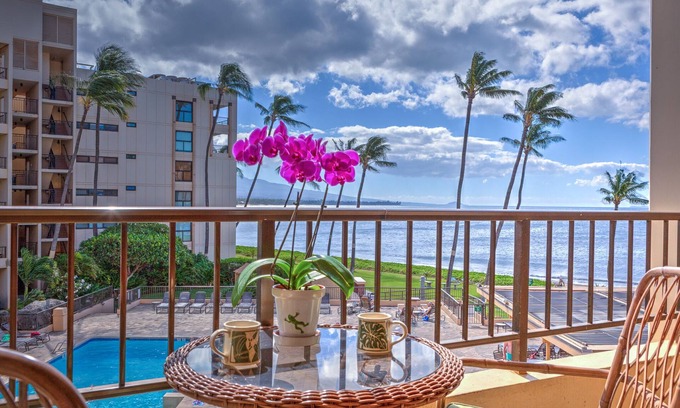 Kihei Condo | Ocean Front Sugar Beach Resort 3rd floor 1 Bedroom condo ~ Unit 311