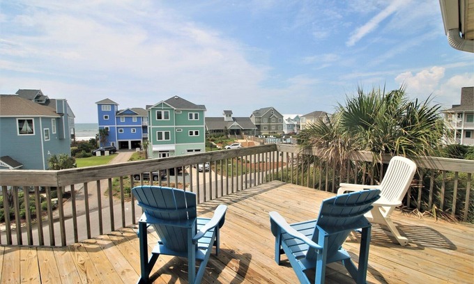 Village of Stump Sound House | "Ocean Lookout" - Community Pool, Tennis and Beach Access!