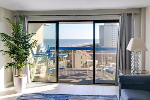 Myrtle Beach Apartment | Ocean-View Balcony Peaceful Forest Dunes Condo!