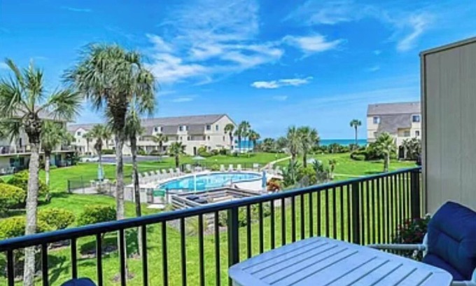Crescent Beach House | Ocean View Beach condo in St. Augustine great for Golf, Fishing, NASA, & Disney