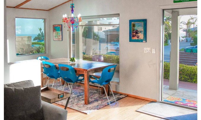 Carlsbad House | Ocean view beach home/bch access/spa/putting green