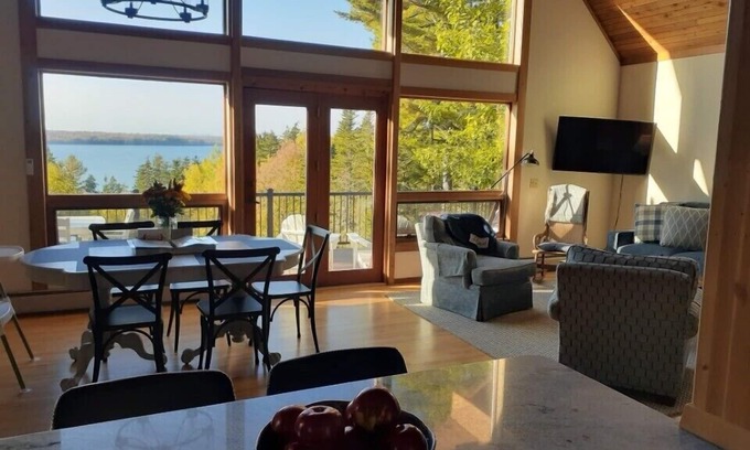Bar Harbor House | Ocean View Cedar Chalet/10 min to Acadia