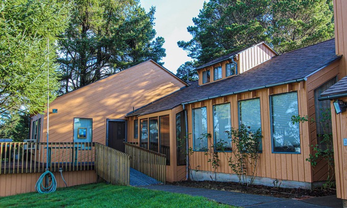 Waldport House | Ocean View Home with Wheelchair Access and Fenced Yard - Dog Friendly