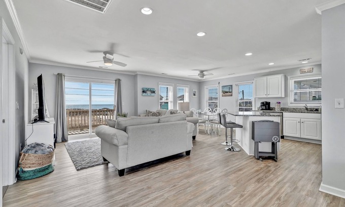 North Topsail Beach House | Ocean view w/Private Pool