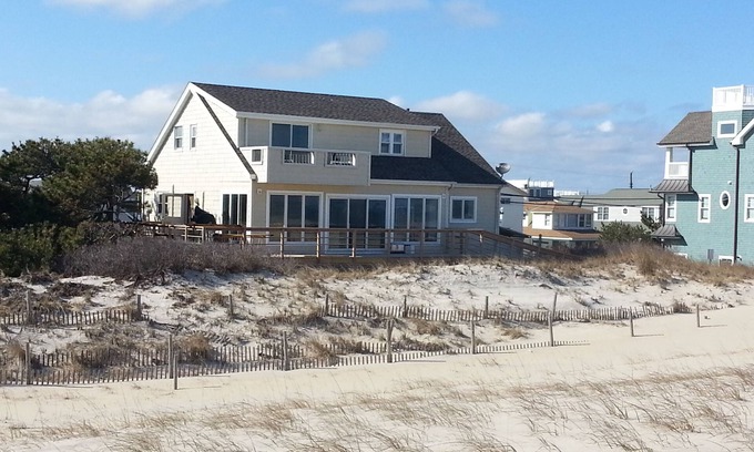 North Beach Haven House | Oceanfront Brant Beach 75 feet on the water with Amazing Panoramic Ocean View