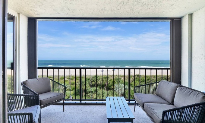 Wrightsville Beach Condo | Oceanfront Condo at Station One – Ocean Views, Pool, and Tennis!