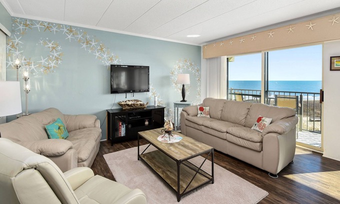 Midtown Ocean City Condo | Oceanfront, completely renovated, great view, steps from the beach, and a pool!