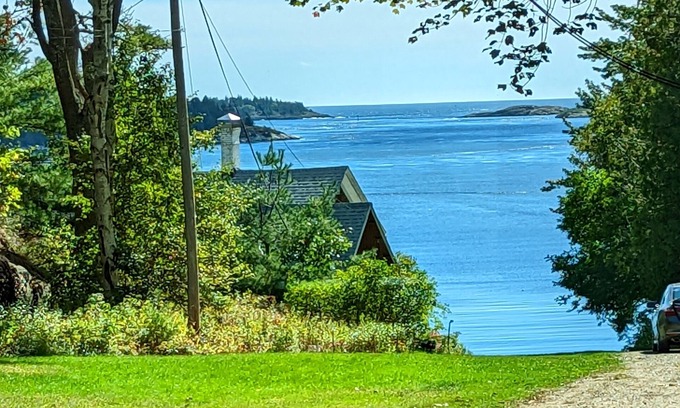 Phippsburg House | Oceanfront cottage facing Fort Popham near Popham Beach.