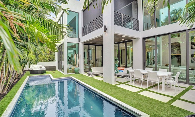 Barrier Island House | Oceanfront Gem! Heated Pool & Walk to Beach!