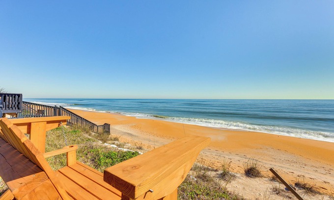 Beverly Beach House | Oceanfront Oasis in Flagler Beach w/Views!